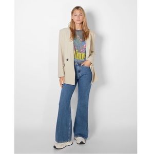 bershka // wide leg jeans nwt